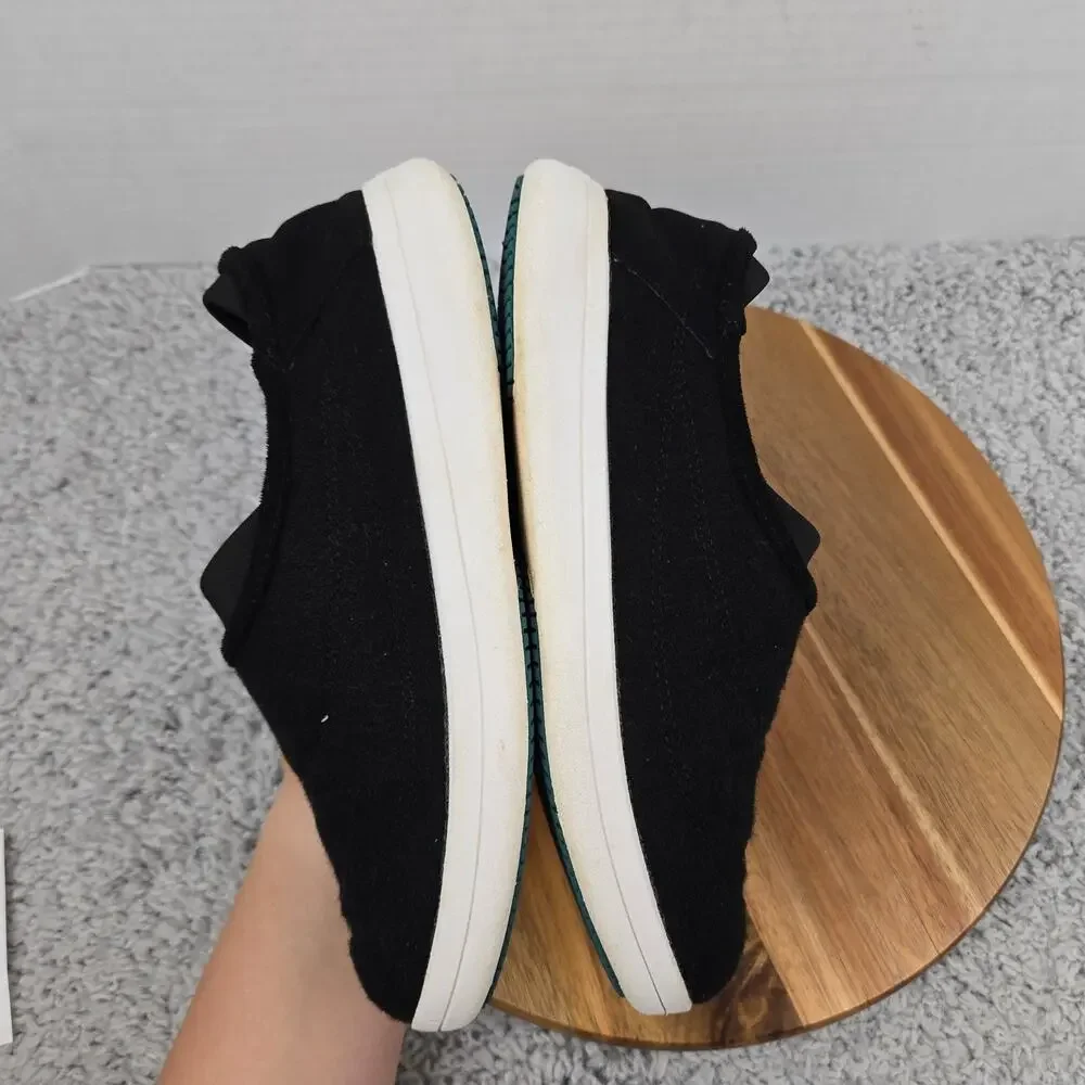 Vessi Womens 7 Sunday Slip-On Black Lifestyle Comfort Casual Daily Sneaker